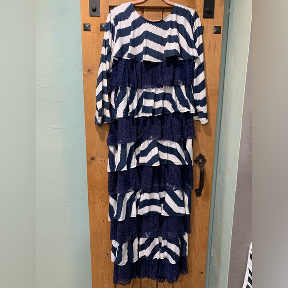 Dainty Jewells Dresses & Skirts - DJ Navy and White Dress